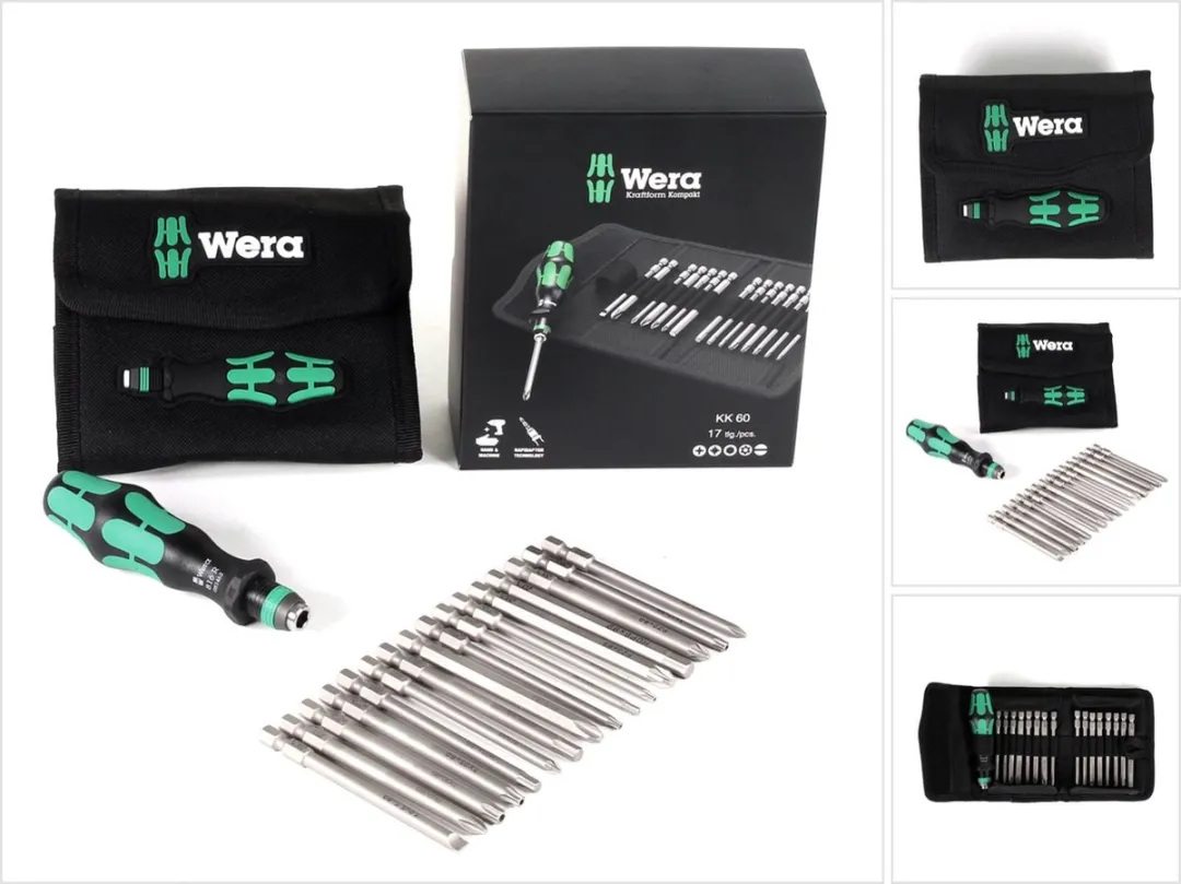 Wera 05059295001 Kraftform Kompakt 60 Schroevendraaierset 17-delig