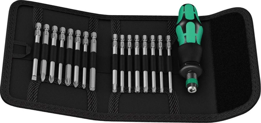 Wera 05059295001 Kraftform Kompakt 60 Schroevendraaierset 17-delig