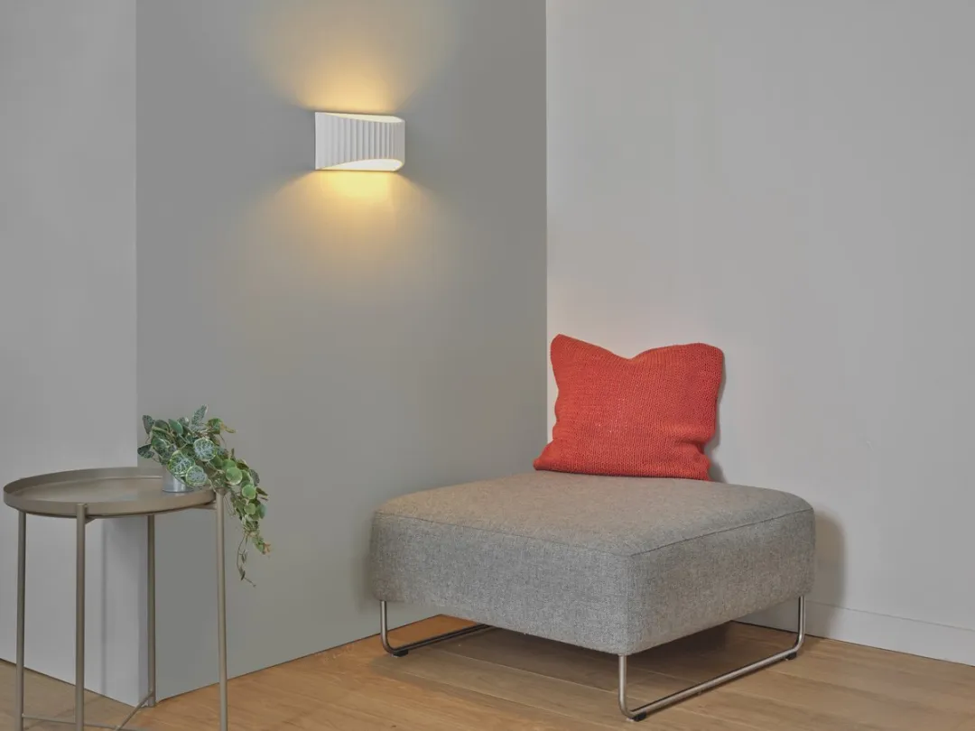 Osram Decor Plaster Band Flat Wandlamp 290mm - E27 - Wit