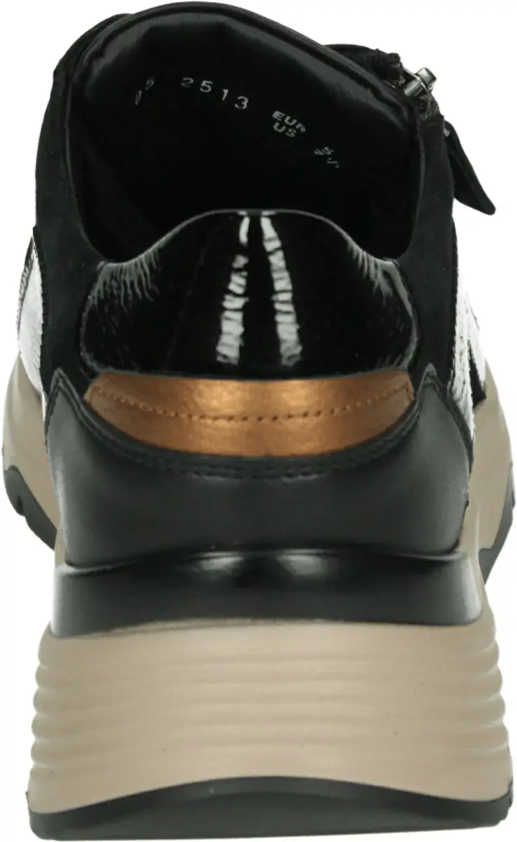 Mephisto Laonie Dames Sneakers - Zwart - afbeelding 3 van 4