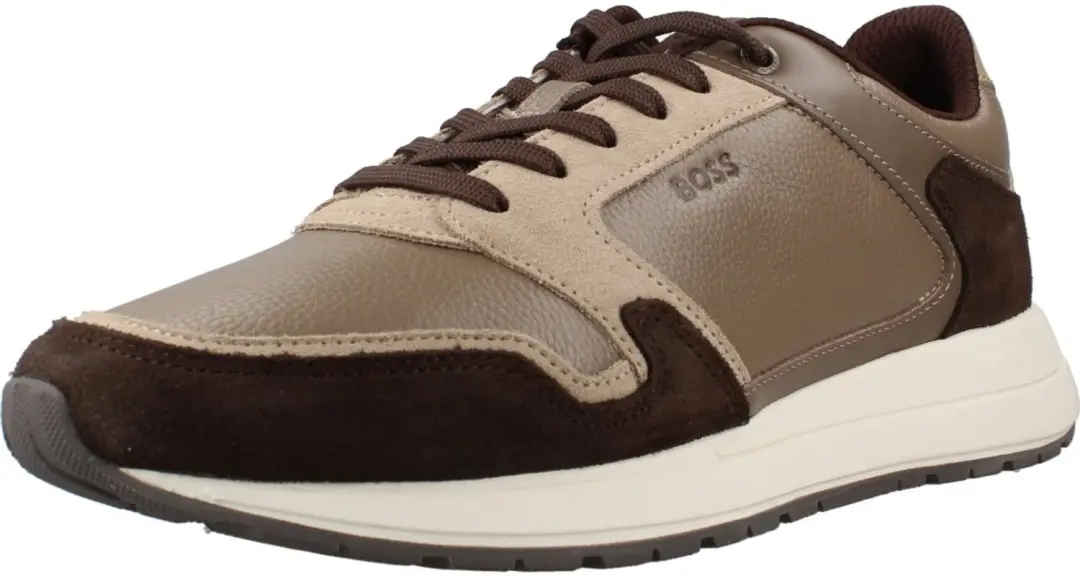 BOSS Vinston Runn Schoenen - Bruin - 44 EU - afbeelding 3 van 4