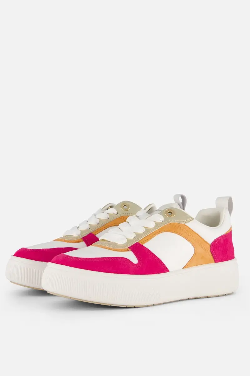 Tamaris Sneakers Roze Imitatieleer