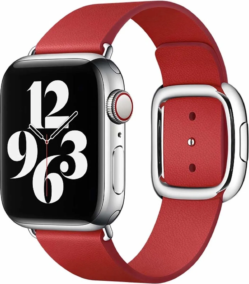 Apple Watch Modern Buckle 40mm Scarlet - M/L - afbeelding 6 van 6