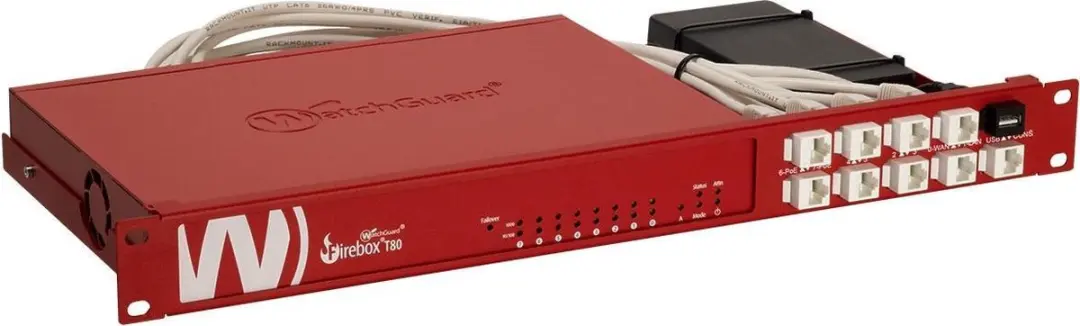 Rackmount.IT RM-WG-T7 Montagebeugel Firebox T80 - Rood - afbeelding 2 van 3