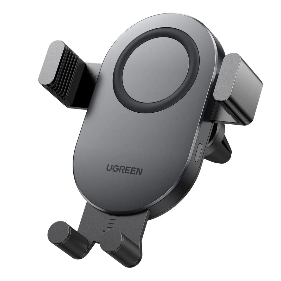 Ugreen Qi 15W Draadloze Autolader - Ventilatieroosterhouder Zwart