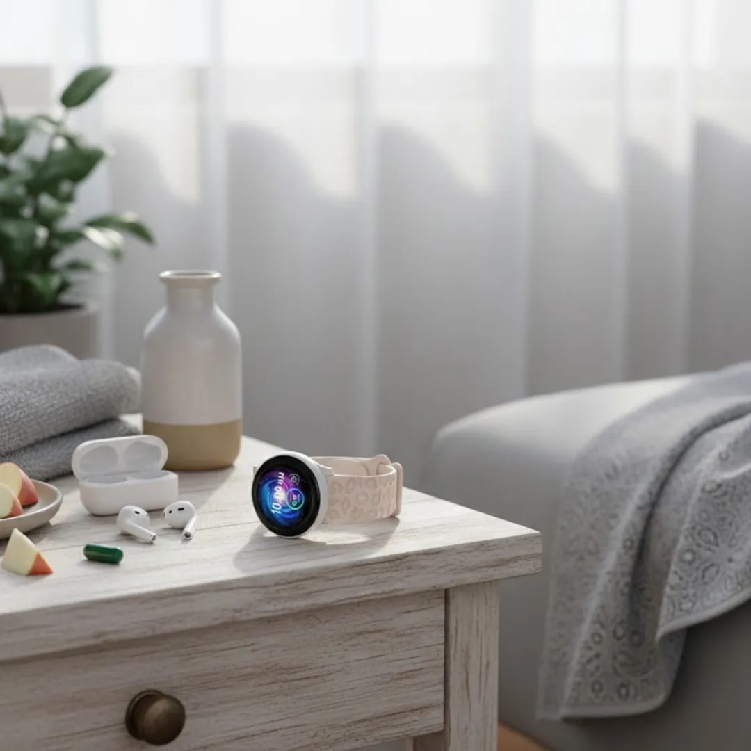 NUVEX Zandkleurig Silicone Horlogebandje 22mm - Samsung Galaxy Watch