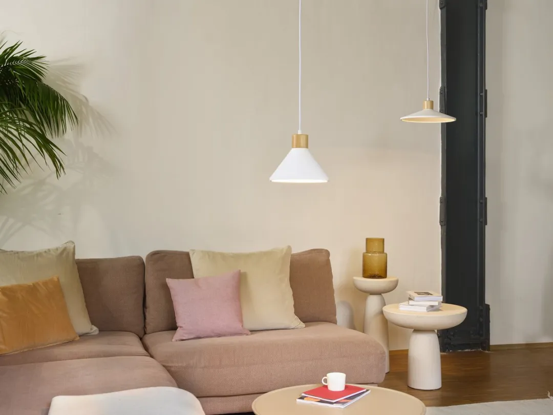 Osram Decor Plaster Wood Hanglamp 220mm - Wit|Houtdecor - afbeelding 6 van 6