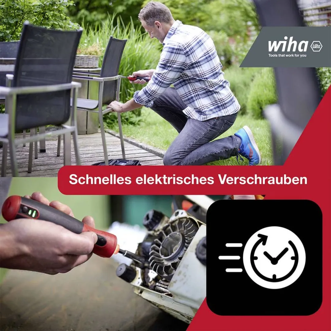Wiha speedE PocketDrive 45791 Elektrische Schroevendraaier - 2 Snelheden