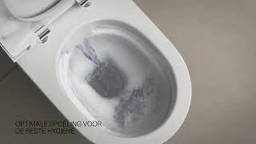Geberit Acanto Hangtoilet Zonder Spoelrand - Wit - afbeelding 4 van 6