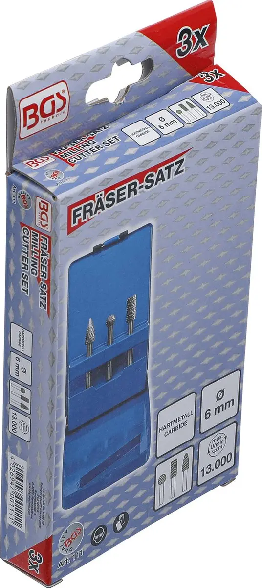 BGS freesbitset 3-delig