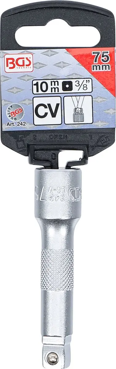 BGS technic Kantelverlengstuk 3/8" - 75mm - afbeelding 4 van 4