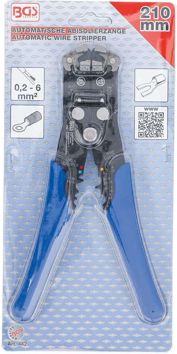BGS technic Automatische Striptang 442 - 210mm - afbeelding 4 van 4