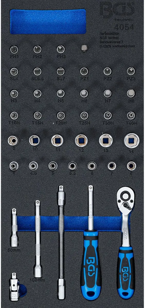 BGS technic Dopsleutelset 1/4 - 41-delig - afbeelding 3 van 3