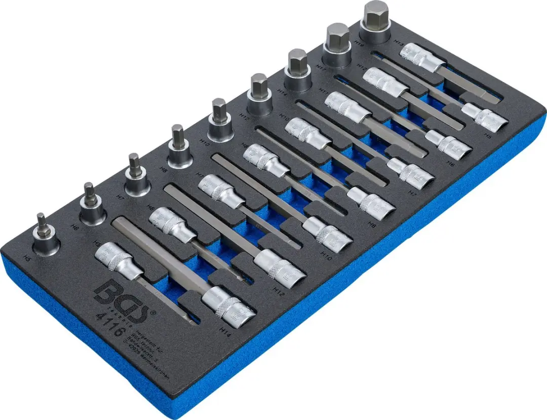 BGS technic 4116 Dopsleutelbitset Inbus 24-delig