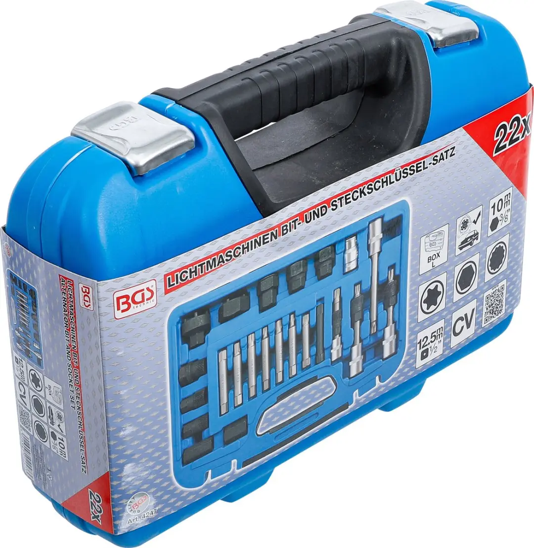 BGS technic Dynamo bit- en dopsleutelset 23 delig