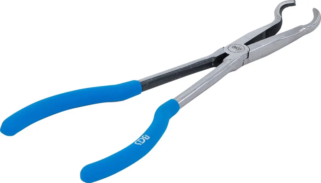 BGS Bougiestekker-ringpunttang Ø13mm 275mm - Zilver/Blauw - afbeelding 4 van 5