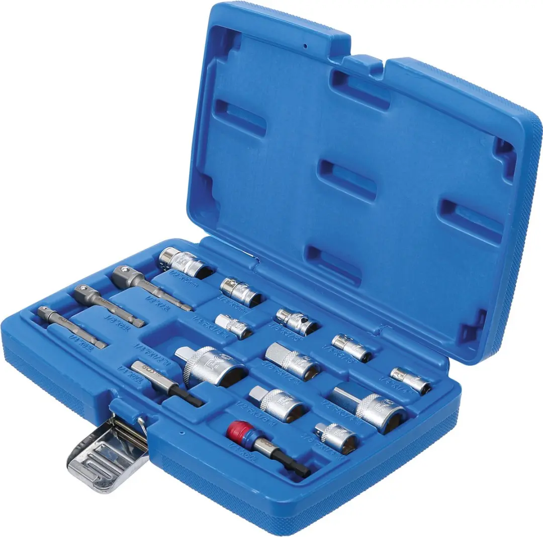 BGS technic Bitadapter- en dopsleutelset 16 delig - afbeelding 3 van 6