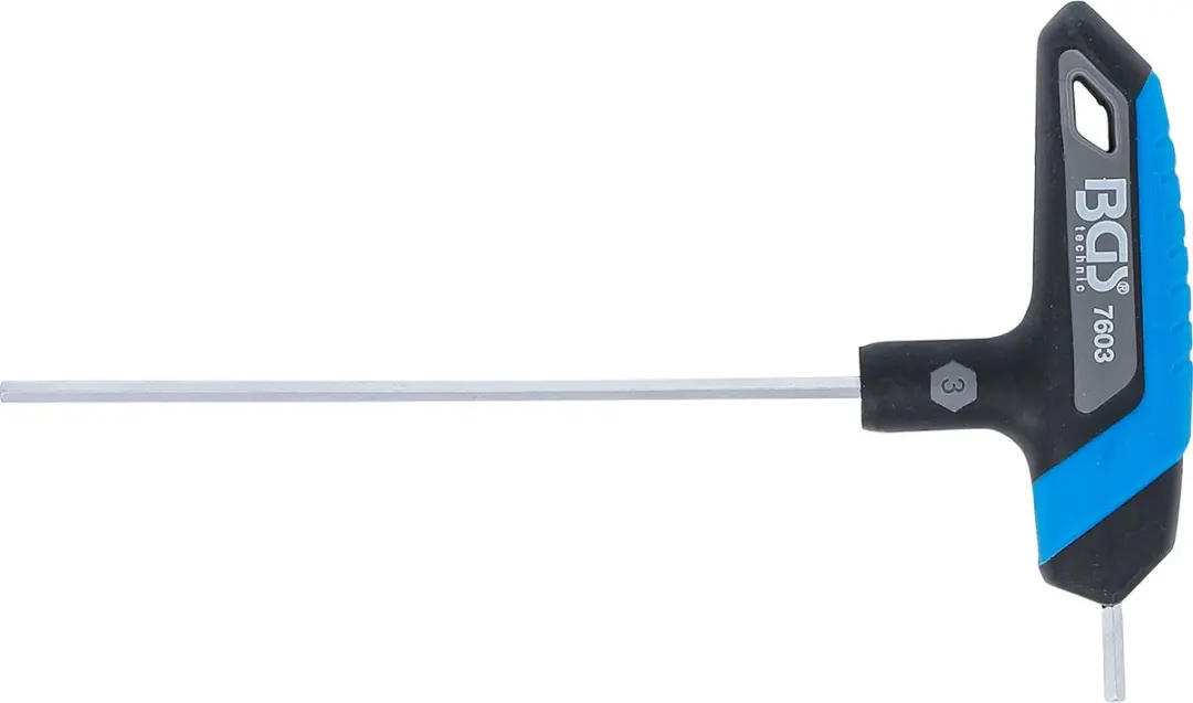 BGS technic Schroevendraaier T-greep binnenzeskant 3mm - afbeelding 4 van 5
