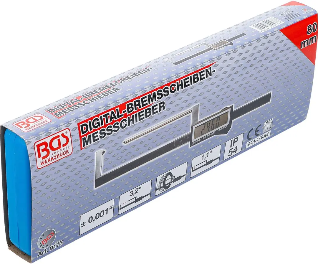BGS Digitale remschijf schuifmaat 80 mm - afbeelding 3 van 6