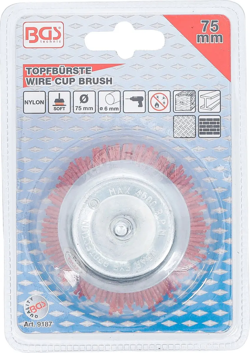BGS technic Komborstel Ø75mm - afbeelding 5 van 6