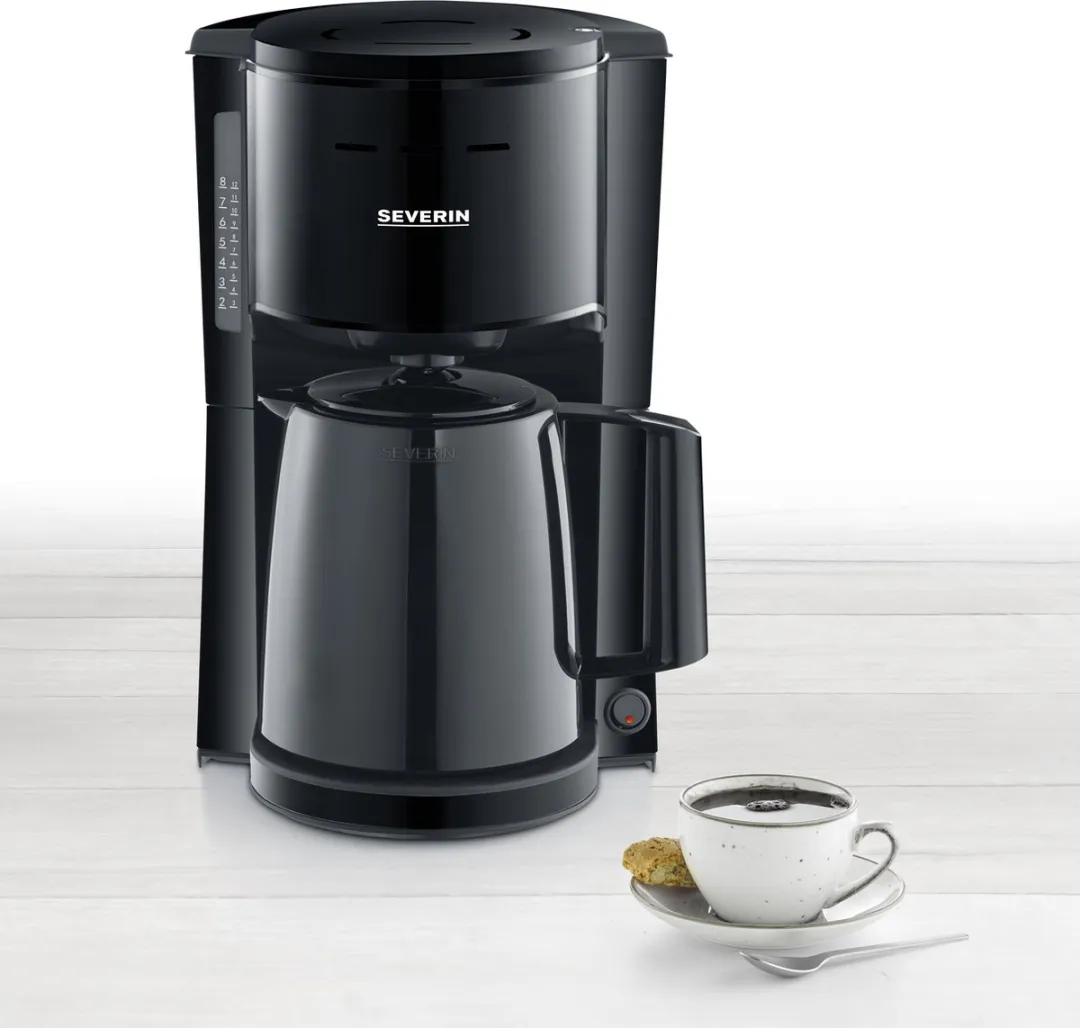 Severin KA 9306 Filterkoffiezetapparaat 1L - 8 Kopjes - Zwart