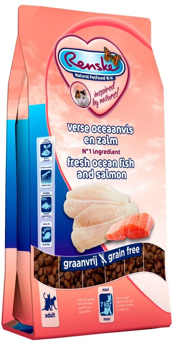 Renske Kat Adult Maxi Verse Zeevis & Zalm 400g