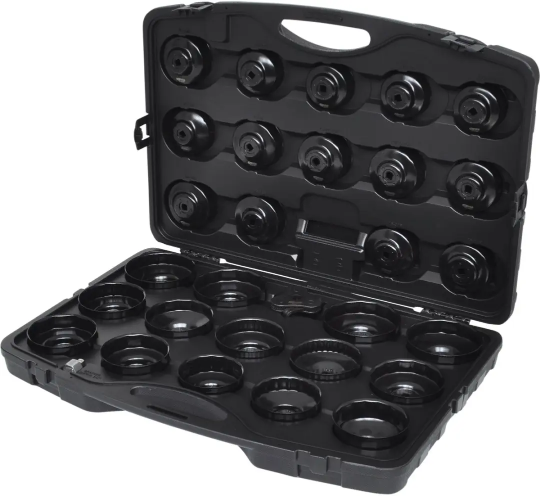 KS Tools 150.9350 Oliefiltersleutelset 3/8 - 30-delig - afbeelding 2 van 6