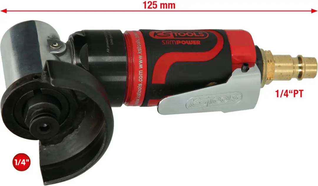 Mini haakse slijpmachine KS TOOLS 125mm - 515.5550 - afbeelding 2 van 6
