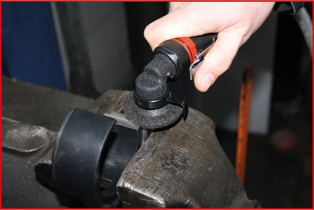 Mini haakse slijpmachine KS TOOLS 125mm - 515.5550 - afbeelding 5 van 6