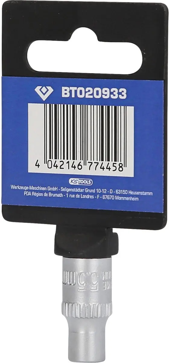 Brilliant Tools 1/4" Inbus Dop 5,5 mm - BT020933 - afbeelding 4 van 4