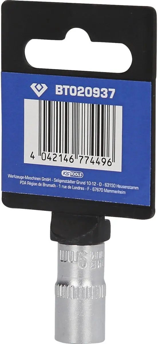 BRILLIANT TOOLS 1/4" inbus 9 mm - BT020937 - afbeelding 2 van 4