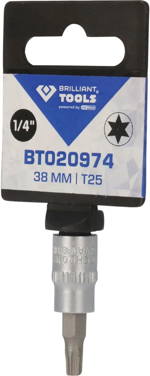 Brilliant Tools BT020974 Torx-Bit-Stecknuss T25 1/4" - afbeelding 2 van 4