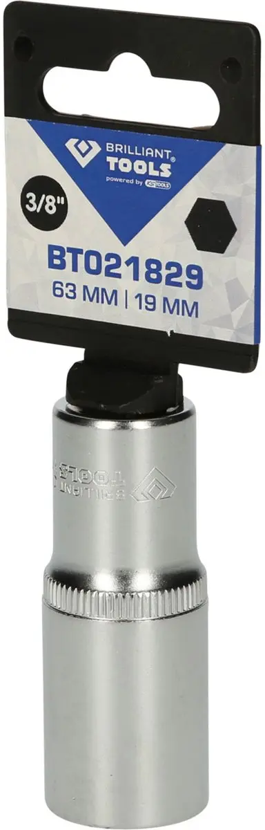 Brilliant Tools BT021829 Dopsleutel 19 mm 3/8" - afbeelding 4 van 4