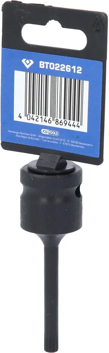 Brilliant Tools 1/2" Krachtbitdop XZN M6 - BT022612 - afbeelding 4 van 5