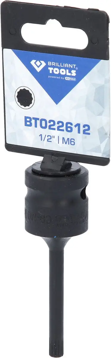 Brilliant Tools 1/2" Krachtbitdop XZN M6 - BT022612 - afbeelding 3 van 5