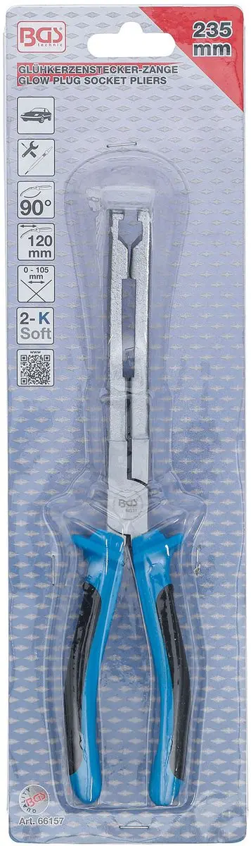 BGS 66157 Bougiestekkertang - 90° gebogen - afbeelding 2 van 6