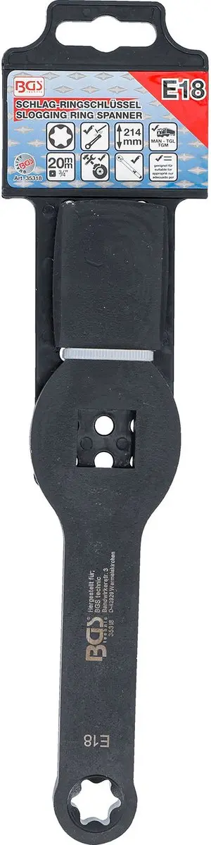 BGS 35318 Slagringsleutel E-profiel E18 - afbeelding 2 van 3