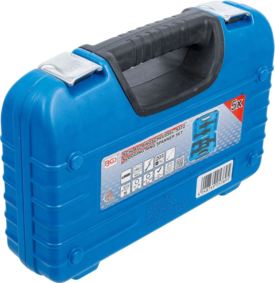 BGS technic Slagringsleutelset 18-26mm - 5 delig - afbeelding 3 van 6
