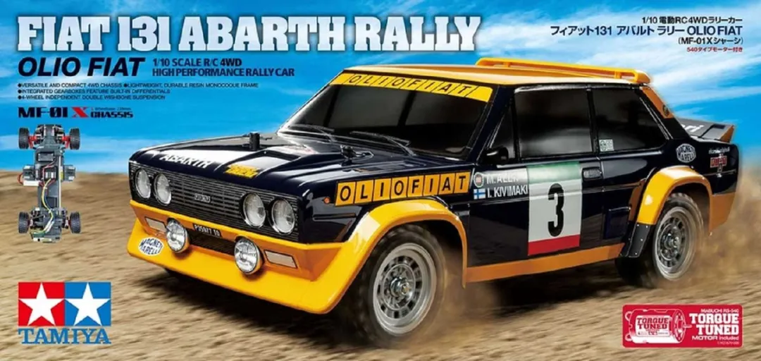 Tamiya RC Fiat 131 Abarth Rally 58723 - 1:10 - Multi