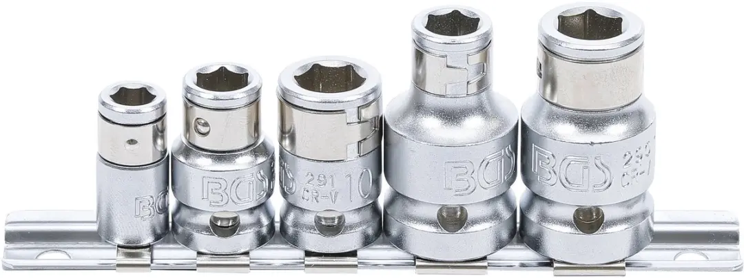 BGS technic Bitadapterset met Blokkeerkogel - 5-delig - afbeelding 2 van 4