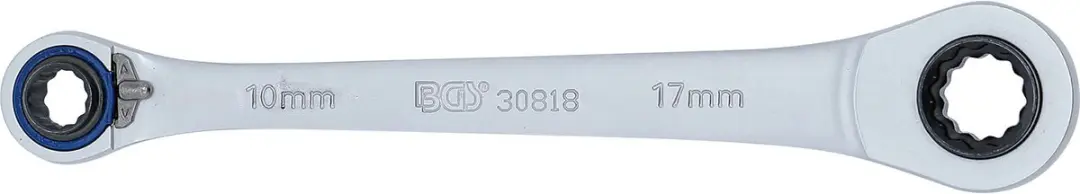 BGS Ratelringsleutel 4 in 1 - 10x12, 14x17mm - afbeelding 3 van 5