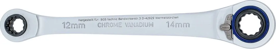 BGS Ratelringsleutel 4 in 1 - 10x12, 14x17mm - afbeelding 2 van 5