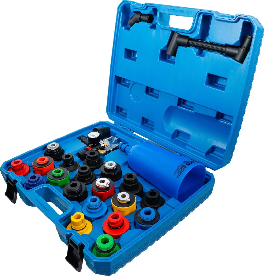 BGS technic Olievultrechterset 24-delig - Plastic - Blauw - afbeelding 4 van 6