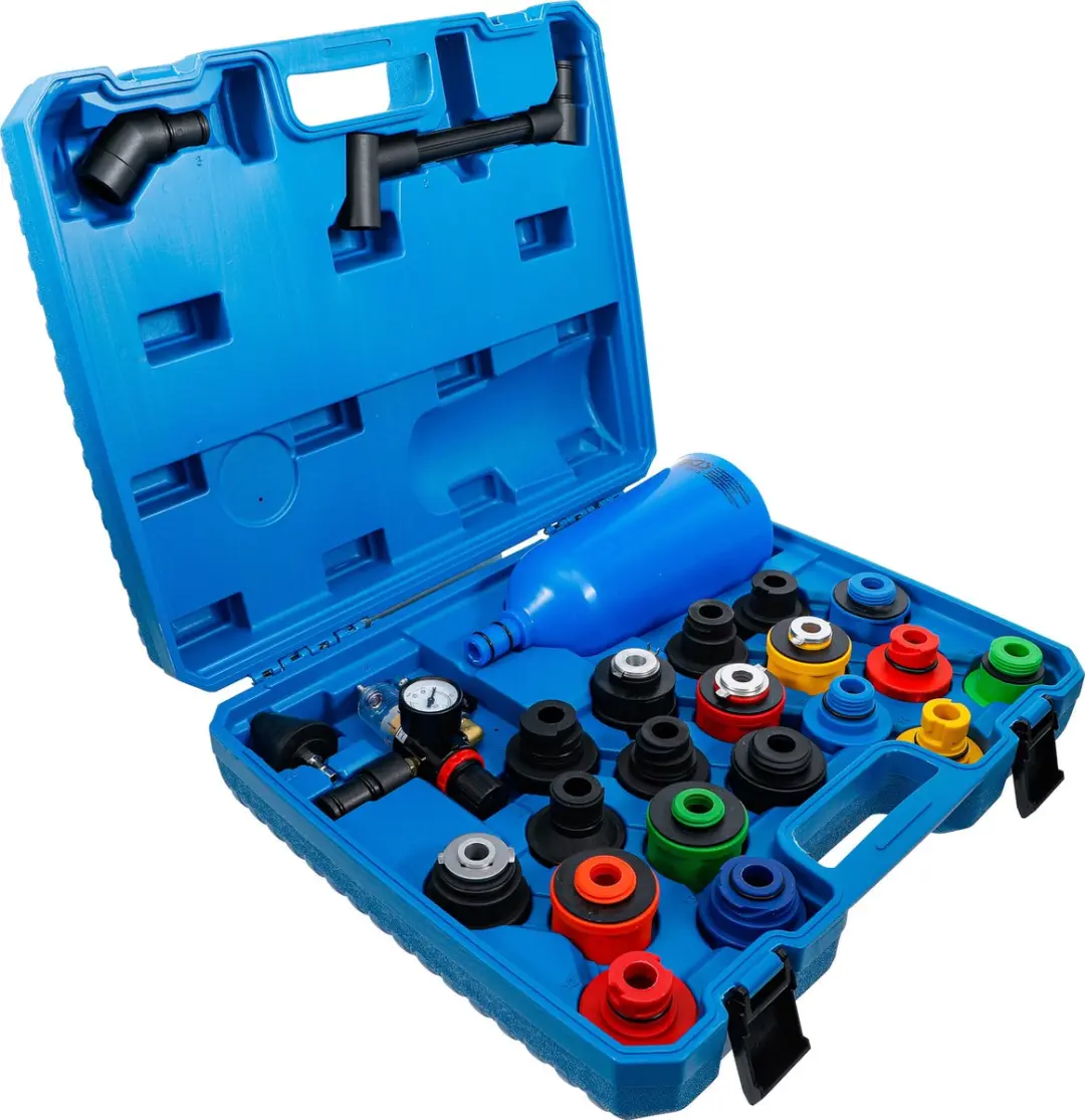 BGS technic Olievultrechterset 24-delig - Plastic - Blauw - afbeelding 6 van 6