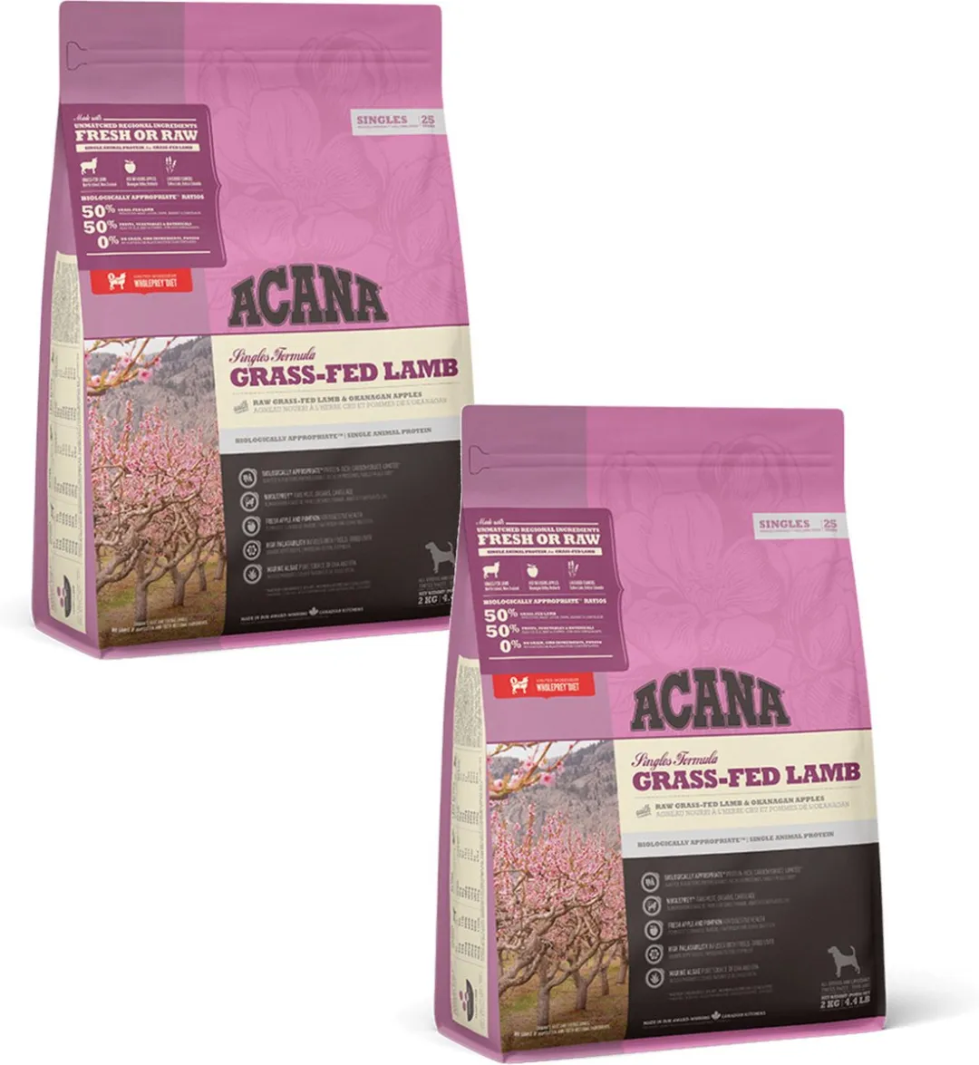 Acana Singles Lam & Appel Hondenvoer - 2x2kg
