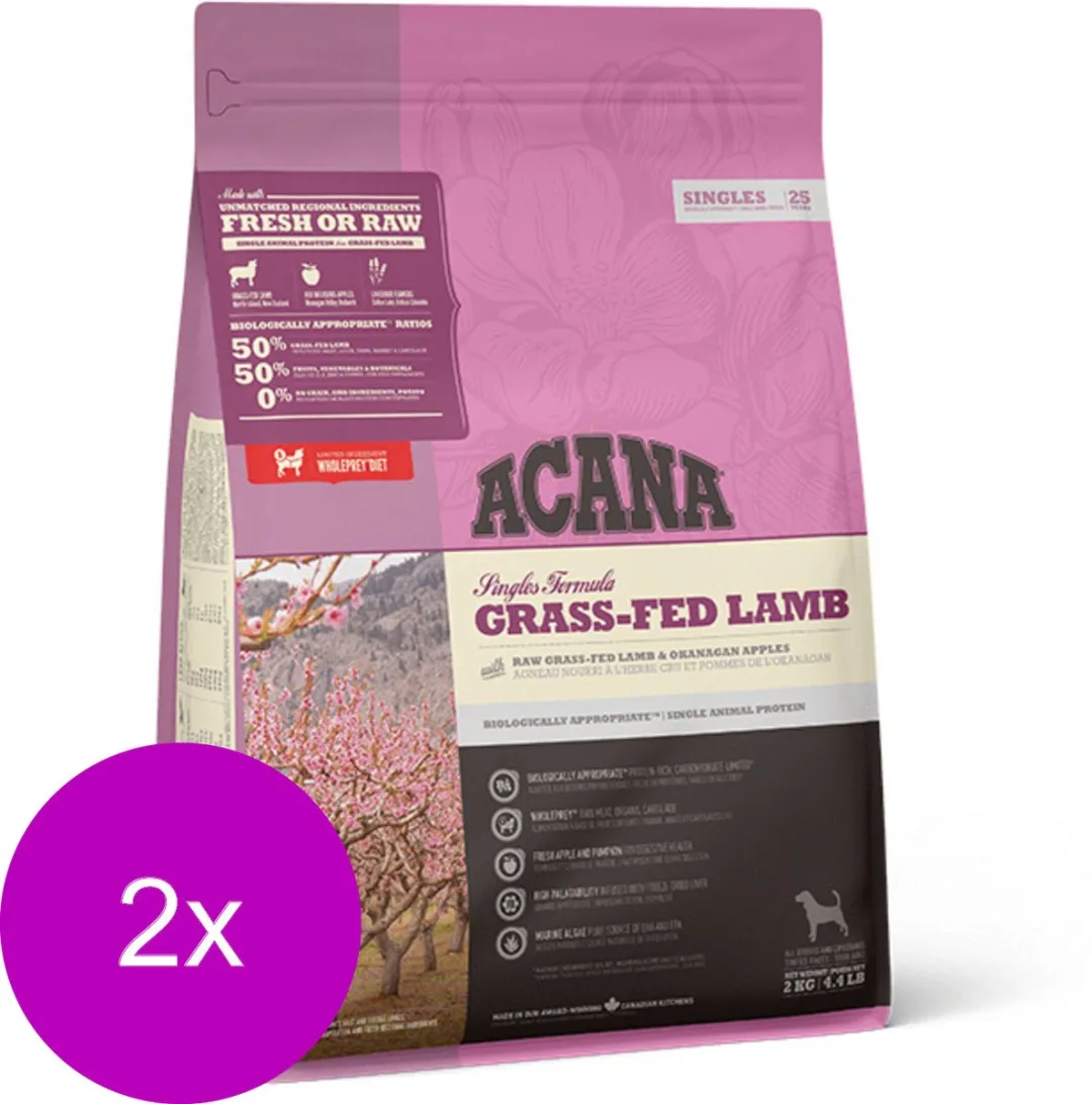 Acana Singles Lam & Appel Hondenvoer - 2x2kg