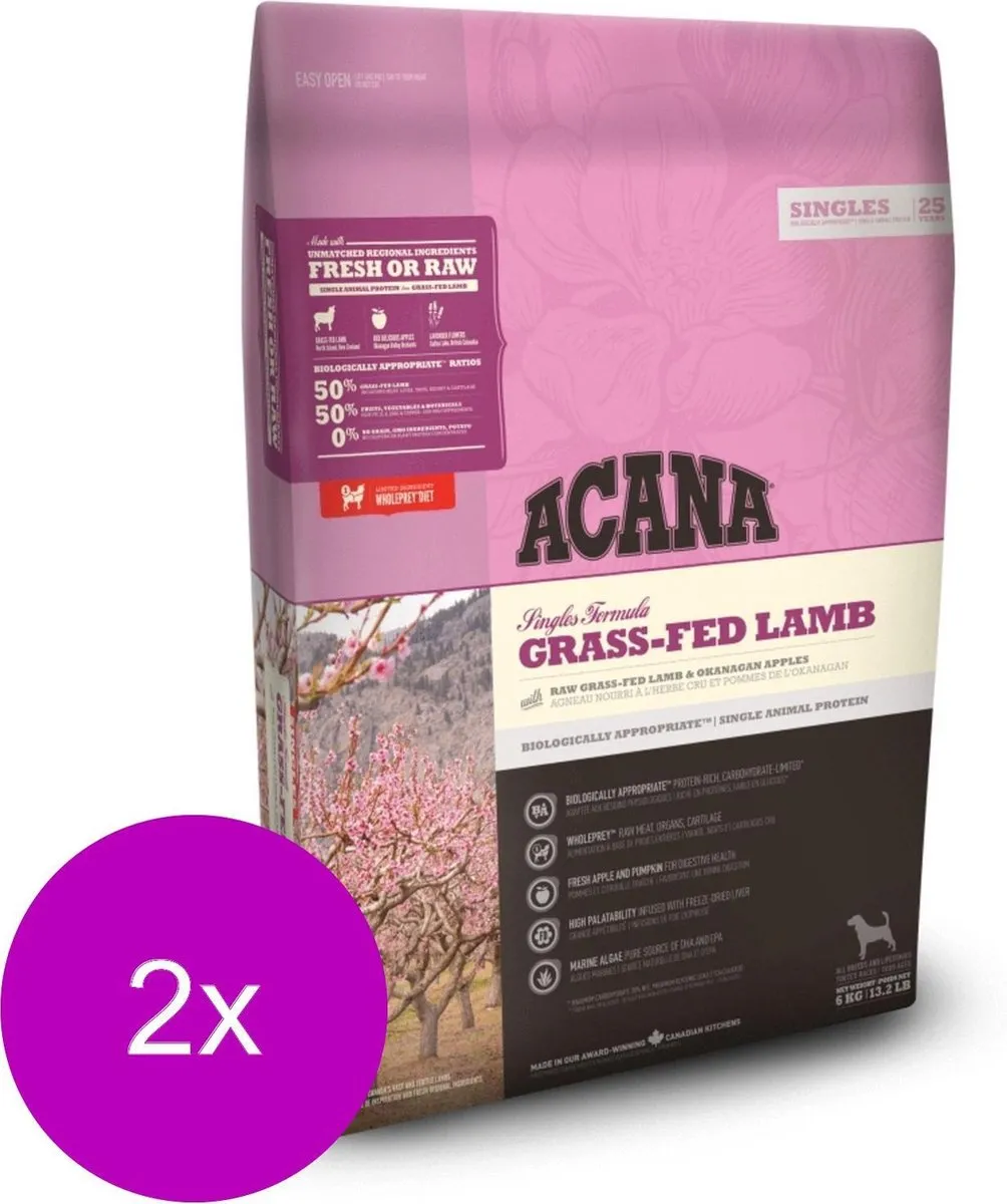 Acana Singles Lam & Appel Hondenvoer