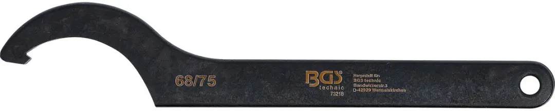 BGS Haaksleutel met neus 68-75 mm - 73218 - afbeelding 2 van 2