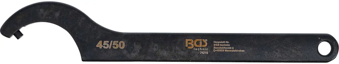 BGS technic 74215 Haaksleutel met tap 45-50 mm - afbeelding 2 van 2