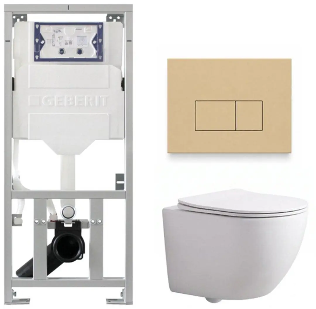 QeramiQ Dely Swirl Compact Toiletset